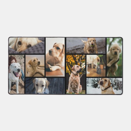 10 Fotocollage gepersonaliseerd Bureaumat (Voorkant)