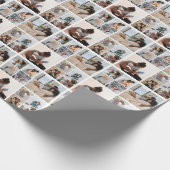 10 Fotocollage gepersonaliseerd Cadeaupapier (Hoek)