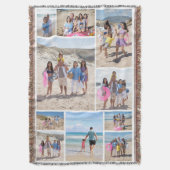 10 Fotocollage gepersonaliseerd Deken (Voorkant Verticaal)