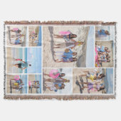 10 Fotocollage gepersonaliseerd Deken (Voorkant)