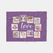 10 Fotocollage gepersonaliseerd Fleece Deken (Voorkant (Horizontaal))