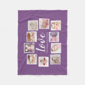 10 Fotocollage gepersonaliseerd Fleece Deken (Voorkant)