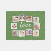 10 Fotocollage gepersonaliseerd Fleece Deken (Voorkant (Horizontaal))