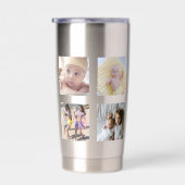 10 Fotocollage gepersonaliseerd Geïsoleerde Drinkbeker (Rechts)