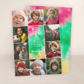 10 Fotocollage - Merry Christmas Mod Stropdas ster Feestdagenkaart