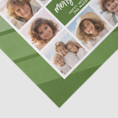 10 Fotocollage - Merry Christmas Retro Stripes Tissuepapier (Detail)