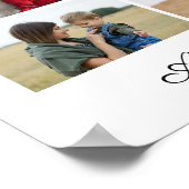 10 Fotocollage Voeg je eigen groet toe Poster (Hoek)