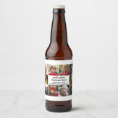 10 Fotorand met Tekstcentrum - zwart wit Bier Etiket (Voorkant)