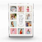 10 Foto's Baby naar Afstudeerder naam Jaar Afstude (Voorkant)