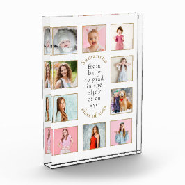 10 Foto's Baby naar Afstudeerder naam Jaar Afstude