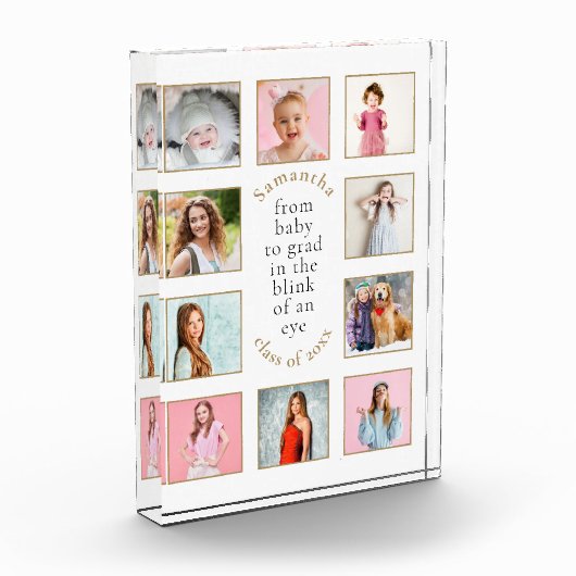 10 Foto's Baby naar Afstudeerder naam Jaar Afstude (Links)