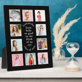 10 Foto's Baby naar Afstudeerder naam jaar Afstude Fotoplaat