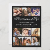 10 Foto's Herdenking van het Leven Funeral Kaart (Voorkant)