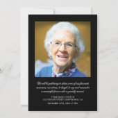 10 Foto's Herdenking van het Leven Funeral Kaart (Achterkant)