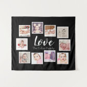 10 Fotosjabloon Fotocollage Gepersonaliseerde Lief Wandkleed (Voorkant (horizontaal))