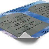 10 geboden in Clouds Poster (Hoek)