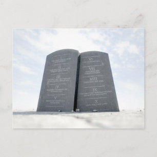 10 geboden in woestijn briefkaart