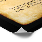 10 Geboden Poster 16 x 20 (Hoek)