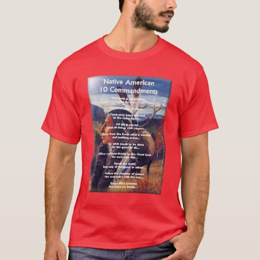 10 geboden t-shirt (Voorkant)