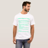 10 geboden voor Trumpets T-shirt (Voorkant volledig)