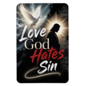 #10 God liefhebben zonde haten Magneet (Verticaal)