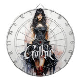 #10 Gotische pret Dartbord (Voorkant)