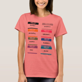 10 Hallo Mijn naam is de Kleuren van Stickers t Sh T-shirt