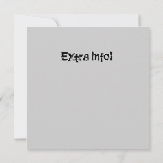 10 Hartschedel Invitaties Birthday/enige keren Kaart (Achterkant)