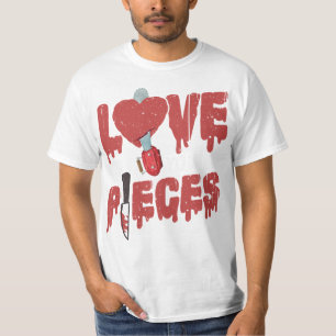 10.Horror-film houdt van je om je hart ketting te  T-shirt