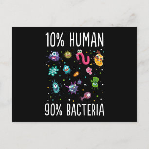 10 Human 90 Bacteria Microbiology Print Gift T-shi Briefkaart