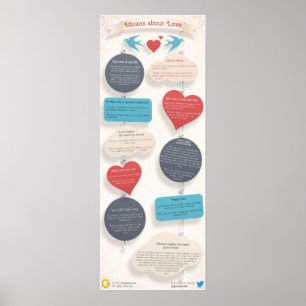 10 Idiomen over liefde Poster