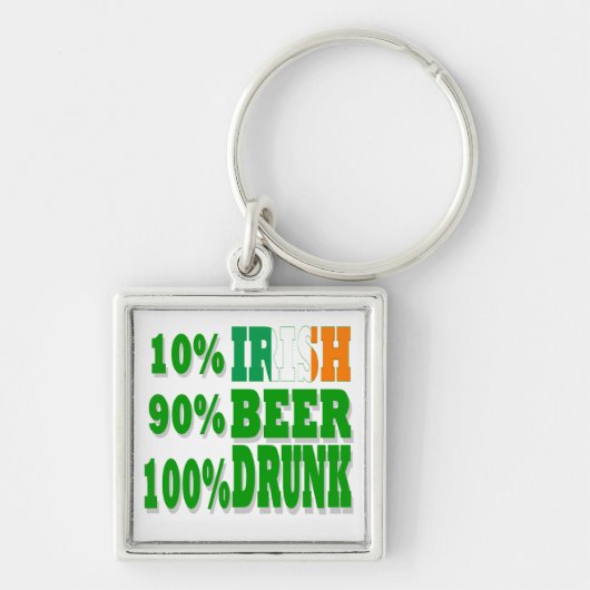 10% Iers Sleutelhanger (Voorkant)