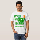 10% Iers T-shirt (Voorkant volledig)