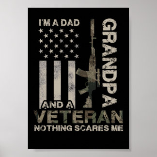 10 Ik ben een vader grootvader veteraan in nood ge Poster