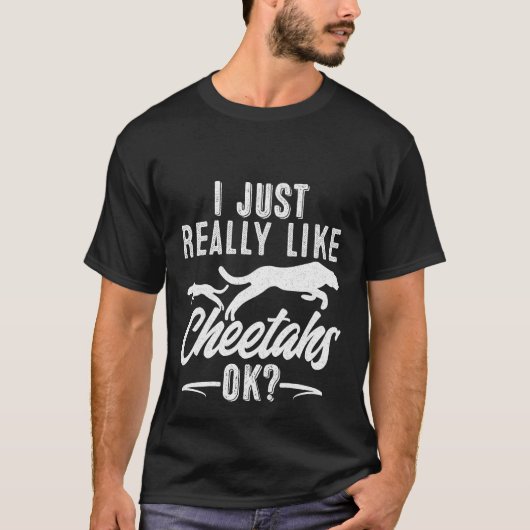 10 ik hou van cheetahs t-shirt (Voorkant)