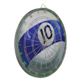 10 inch dartbord (Voorkant Links)
