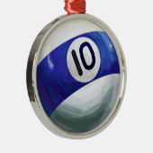 10 inch metalen ornament (Rechts)
