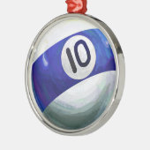 10 inch metalen ornament (Links)