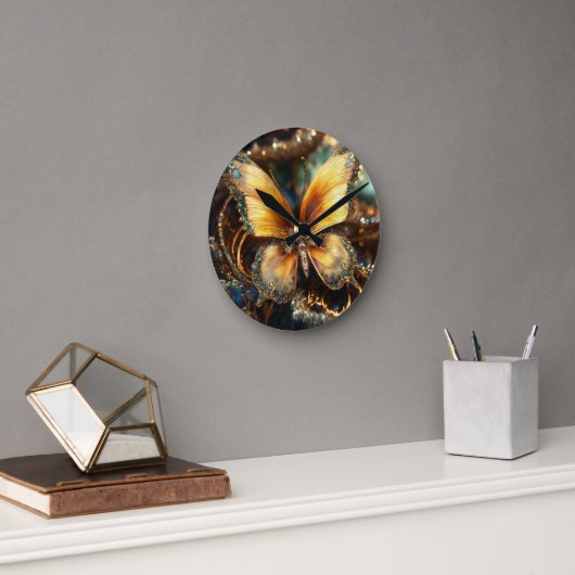 10-inch ronde natuurlijke houten Lijsten wandklok (Kantoor)