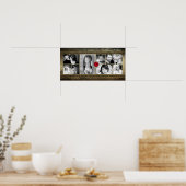 10-inch x20-inch Collage Montage-serie met 8 sleuv Poster (Keuken)