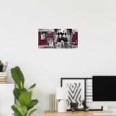10-inch x20-inch Collage Montage Steel Magnol uit  Poster (Thuiskantoor)