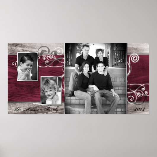 10-inch x20-inch Collage Montage Steel Magnol uit  Poster (Voorkant)