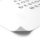 10-inch x8-inch huwelijkssignaal, aangepaste gebar poster (Hoek)