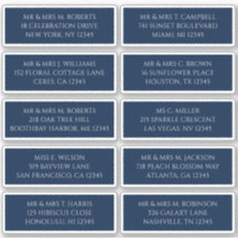 10 Individuele Gast Naam Adres Mystiek Blauw