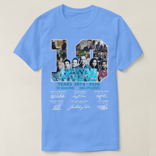 10 jaar 2010 2020 Handtekeningen TShirt (Design voorkant)