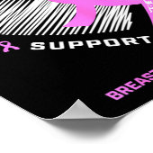 10 jaar borstkanker overlevende geschenken voor vr poster (Hoek)