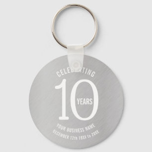 10 jaar cadeautje voor cadeautje voor feestelijke  sleutelhanger