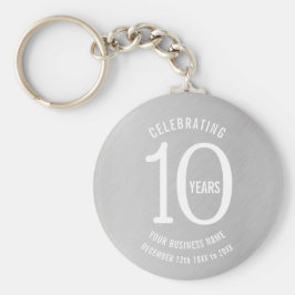 10 jaar cadeautje voor cadeautje voor feestelijke  sleutelhanger