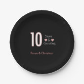 10 jaar en het tellen van Jubileum Paper Bord (Voorkant)