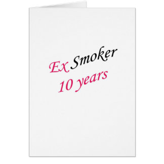 10 jaar ex-roker
